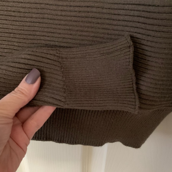 Zara Knit Ribbed Dolman Sweater - Picture 3 of 5